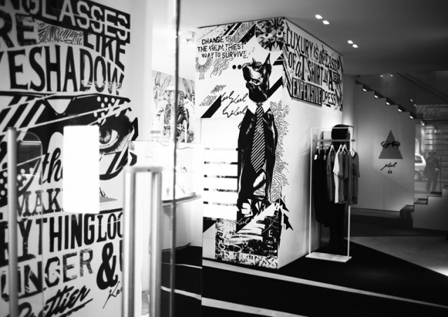 Karl Lagerfeld e il suo dobermann