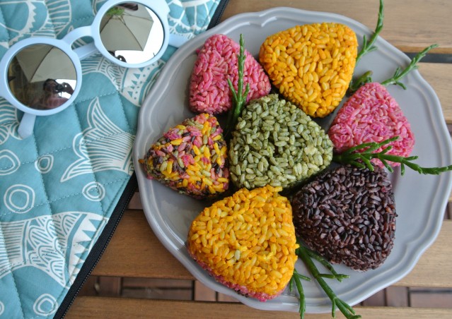 RAINBOW ONIGIRI- ricetta post viaggio