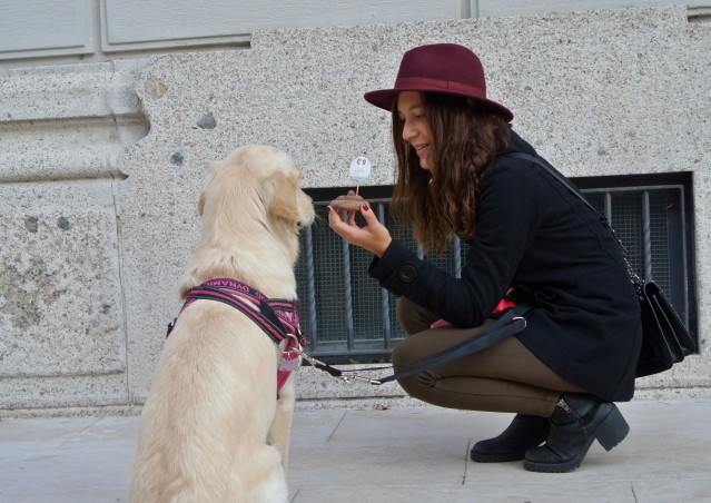 DOLCETTO O SCHERZETTO? SACCHETTO! La dog guerrilla di Kiki Pelosi per Milano.