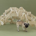 geometric pieces by kengo Kuma